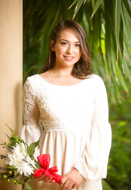 Gracile latina porn star Sara Luvv exposes tiny tits and hot butt outdoor